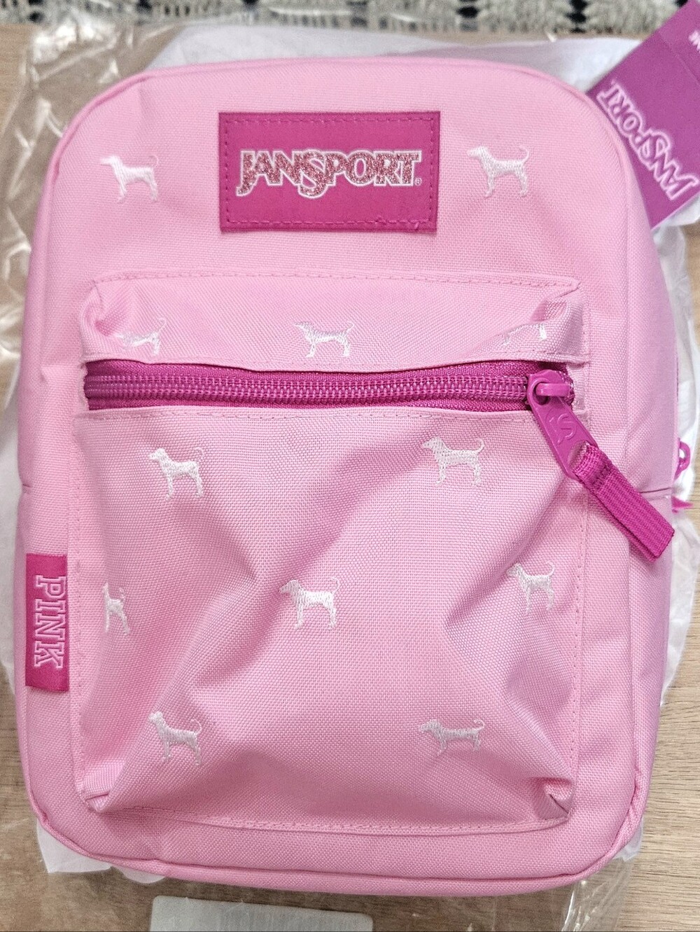 Jansport x PINK Victoria's Secret Limited PINK ICE DOG Big Break Lunch Bag NEW